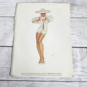 Vtg 1940s George Petty Ziegfeld Follies Pinup Girl Art Print 8.5x11 Limehouse